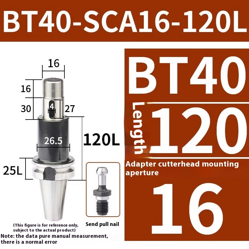 2094-Saw blade shank side and face milling shank BT40-SCA22/SCA27/SCA32SCA40-90/120/150 Shandong Denso Pricision Tools Co.,Ltd.